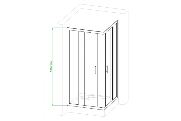 душевой уголок royal bath hpd 120х110 rb12110hpd-c-bl профиль черный, стекло матовое душевой уголок royal bath hpd 120х110 rb12110hpd-c-bl профиль черный, стекло матовое