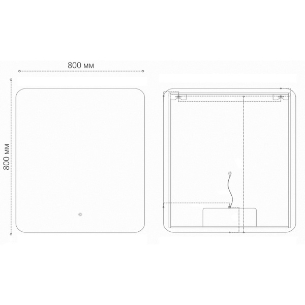 зеркало 80х80 см grossman elegans 1780801 зеркало 80х80 см grossman elegans 1780801