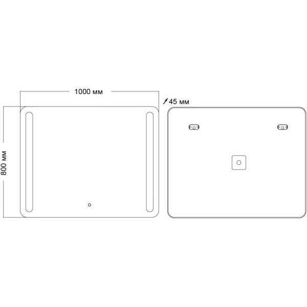 зеркало 100х80 см grossman lara 1310080 зеркало 100х80 см grossman lara 1310080