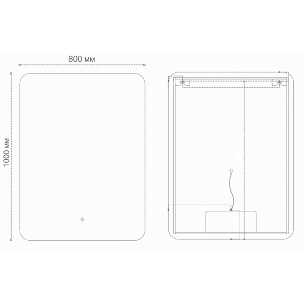 зеркало 80х100 см grossman elegans 17801001 зеркало 80х100 см grossman elegans 17801001