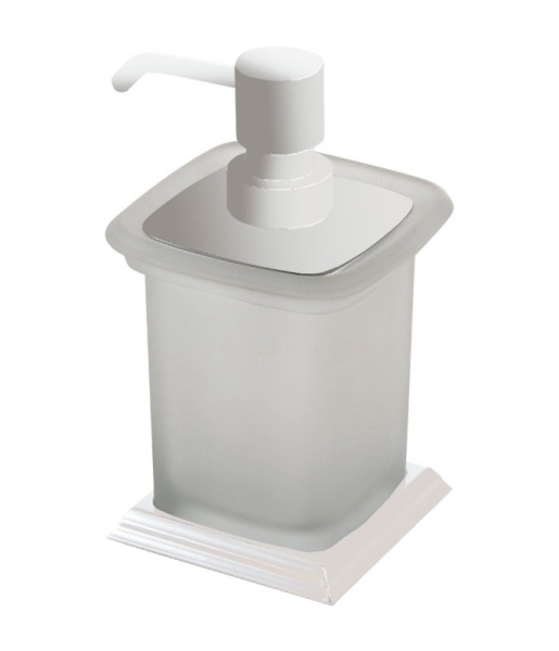 Дозатор для мыла Art&Max Zoe AM-G-6832D хром белый Дозатор для мыла Art&Max Zoe AM-G-6832D хром белый