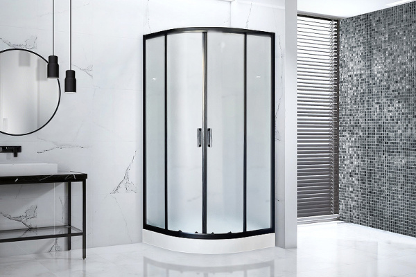 душевой уголок royal bath нк 100×100 rb100hk-c-bl профиль черный, стекло матовое душевой уголок royal bath нк 100×100 rb100hk-c-bl профиль черный, стекло матовое