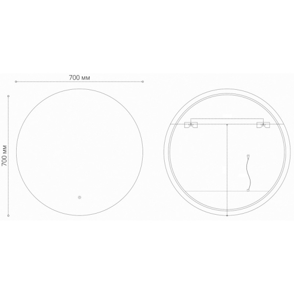 зеркало 70х70 см grossman cosmo 1970701 зеркало 70х70 см grossman cosmo 1970701