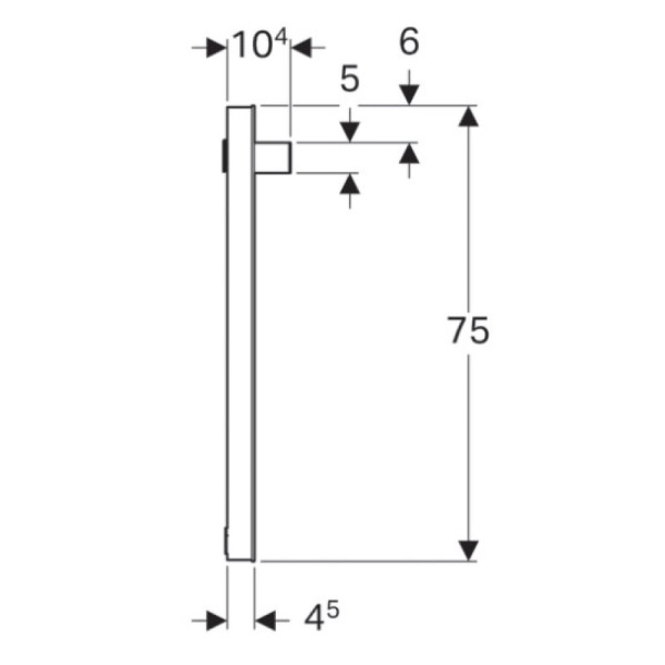 зеркало 90х75 см geberit icon 840790000 зеркало 90х75 см geberit icon 840790000