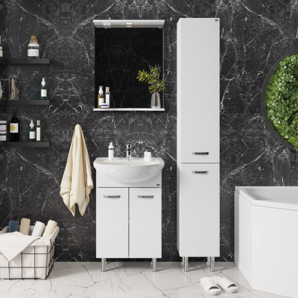 зеркало 50х70 см белый глянец onika коралл 205023 зеркало 50х70 см белый глянец onika коралл 205023