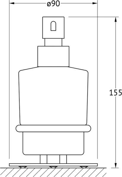 Дозатор для мыла Artwelle Universell AWE 003 Дозатор для мыла Artwelle Universell AWE 003